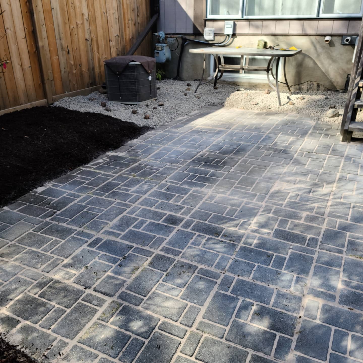 Patio after